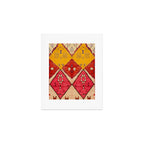 Heritage Moroccan Berber Carpet Design Art Print Gallery Image 1