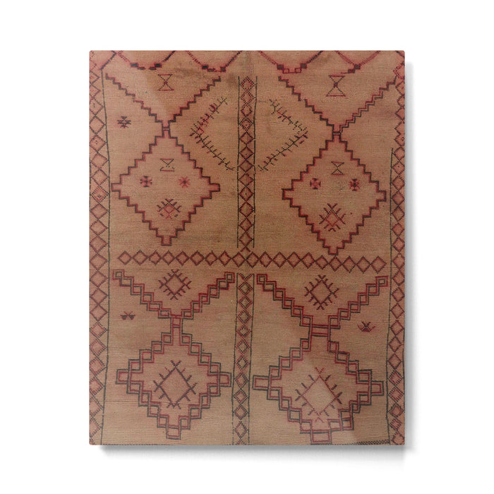 Heritage Moroccan Berber Carpet Design B29 Metal Print Gallery Image 1