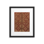 Heritage Moroccan Berber Carpet Design B29 Framed Art Print Gallery Image 6