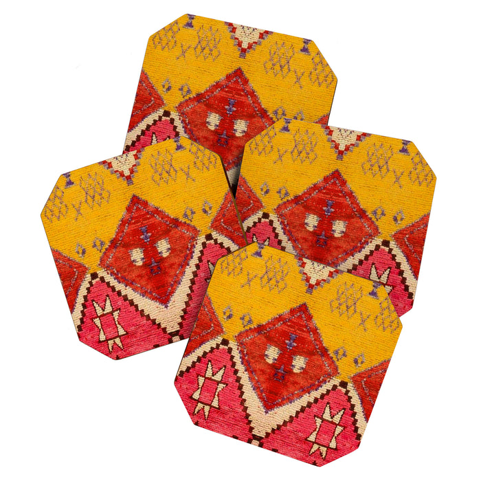 Heritage Moroccan Berber Carpet Design Coaster Gallery Image 1