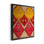 Heritage Moroccan Berber Carpet Design Framed Canvas Print Gallery Image 2