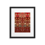 Heritage Moroccan Berber Style Design D9 Framed Art Print Gallery Image 6