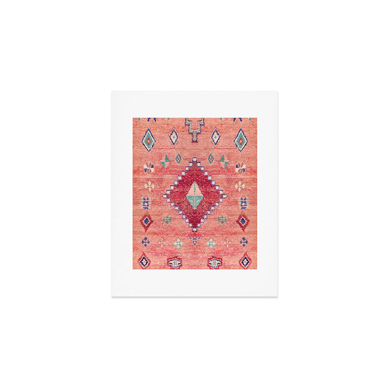 Heritage Moroccan Rug Style Design Art Print Gallery Image 1