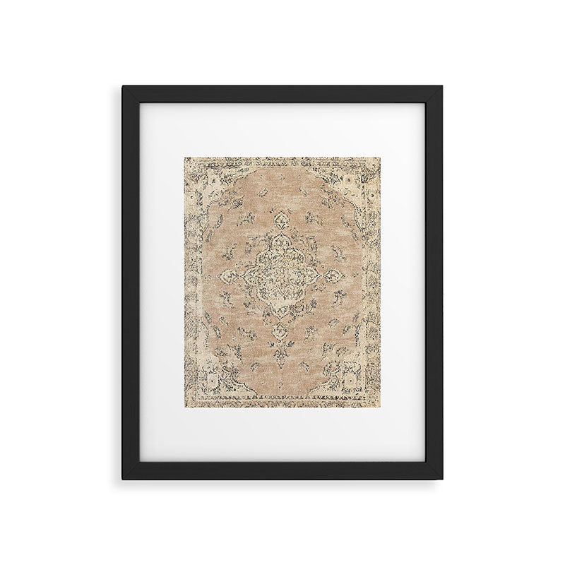 Heritage Vintage Rug Design Framed Art Print Gallery Image 6