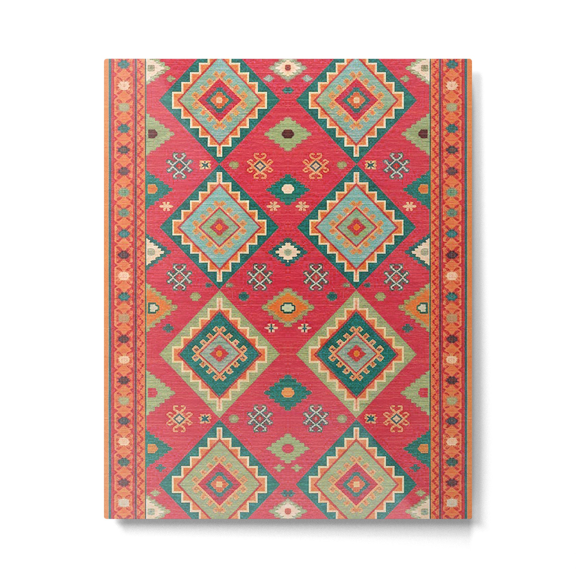 Moroccan Berber Kilim Pattern Metal Print Gallery Image 6