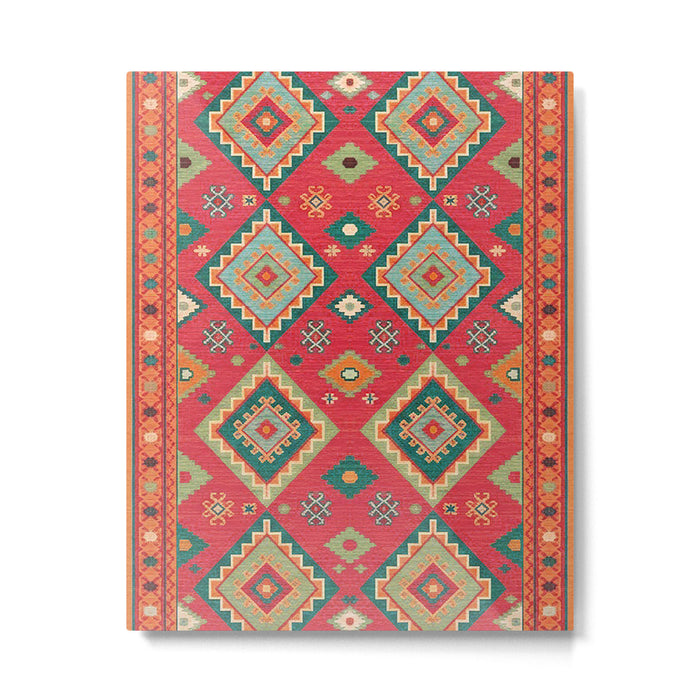 Moroccan Berber Kilim Pattern Metal Print Gallery Image 1