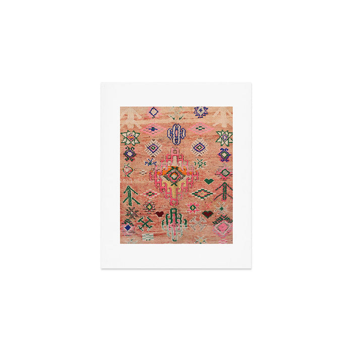 Moroccan Berber Traditional Carpet Art Print Gallery Image 1