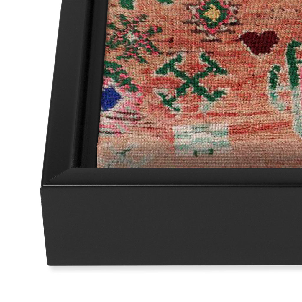 Moroccan Berber Traditional Carpet Framed Canvas Print Gallery Image 3