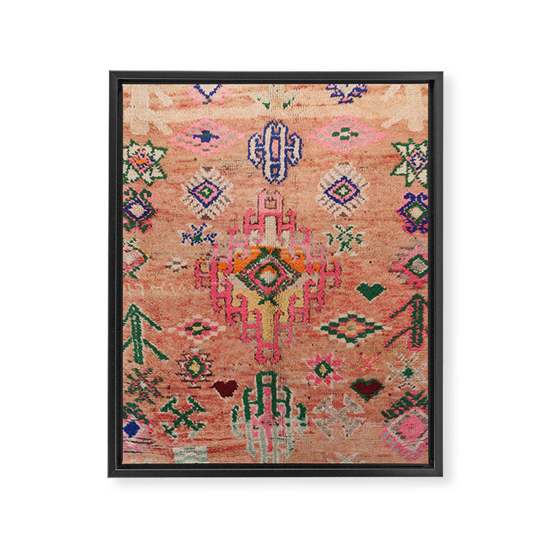 Moroccan Berber Traditional Carpet Framed Canvas Print Gallery Image 8