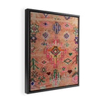 Moroccan Berber Traditional Carpet Framed Canvas Print Gallery Image 2