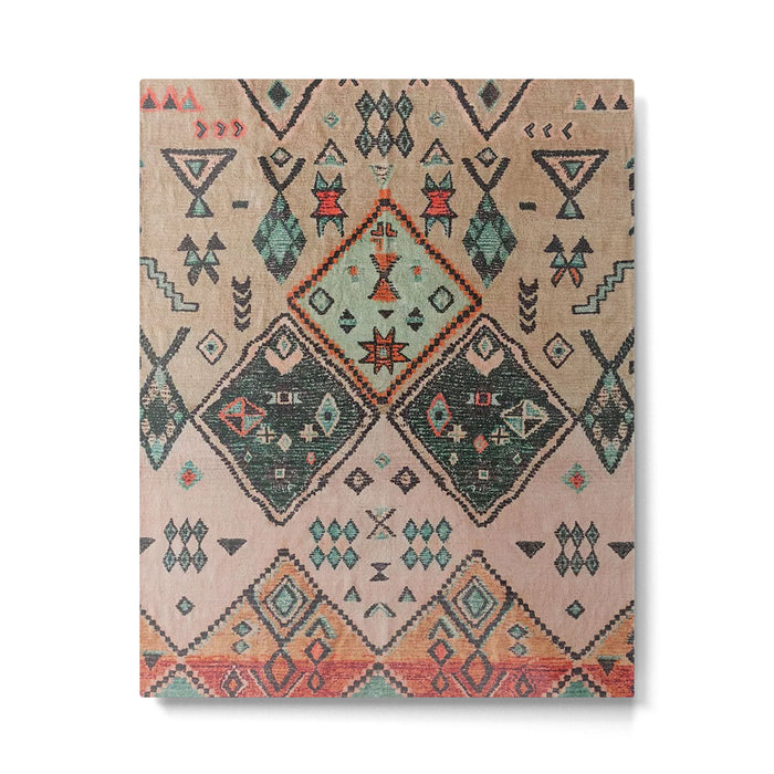 Moroccan Berber Traditional Rug Design Metal Print Gallery Image 1