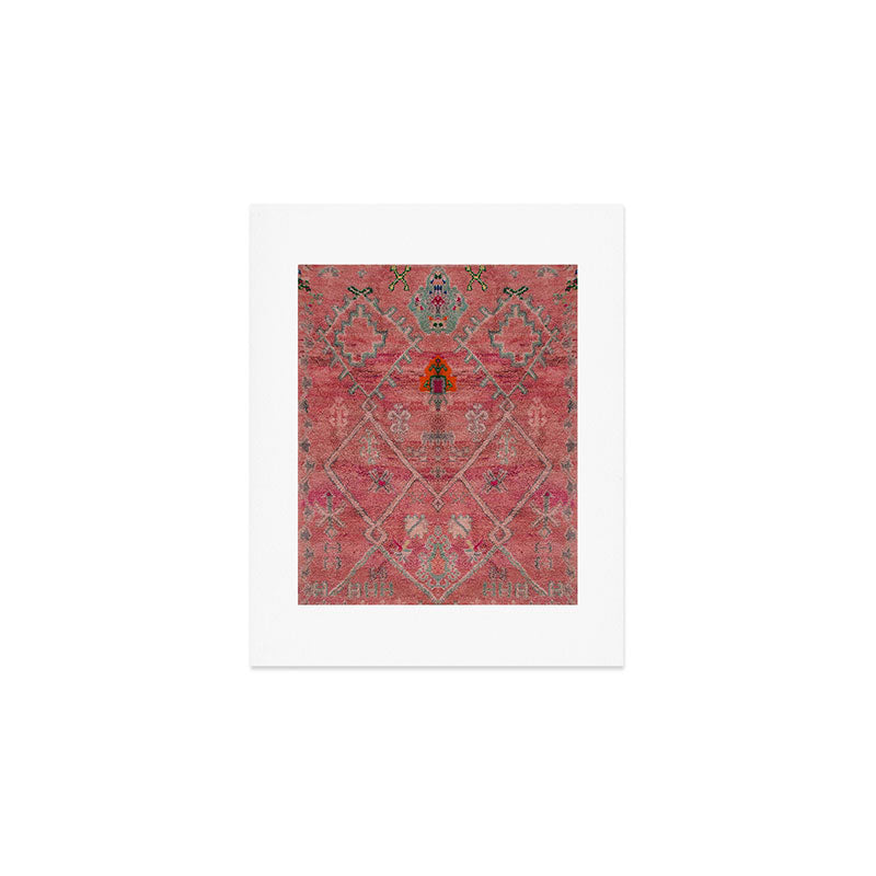 Moroccan Carpet  Art Print Gallery Image 1
