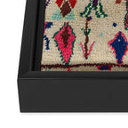 Moroccan Carpet Artwork Framed Canvas Print Gallery Image 3