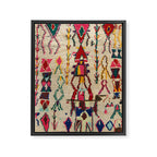 Moroccan Carpet Artwork Framed Canvas Print Gallery Image 8