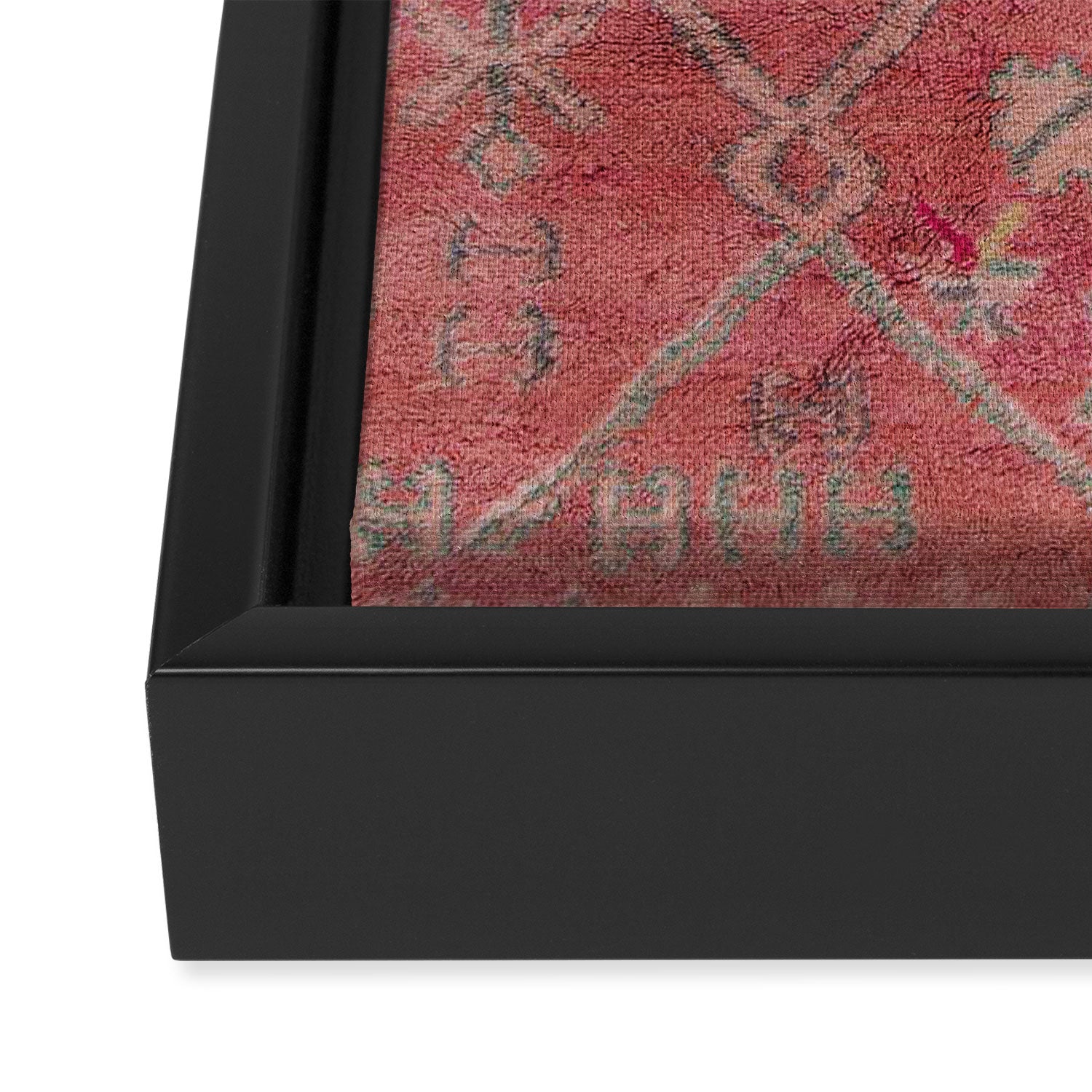 Moroccan Carpet  Framed Canvas Print Gallery Image 3