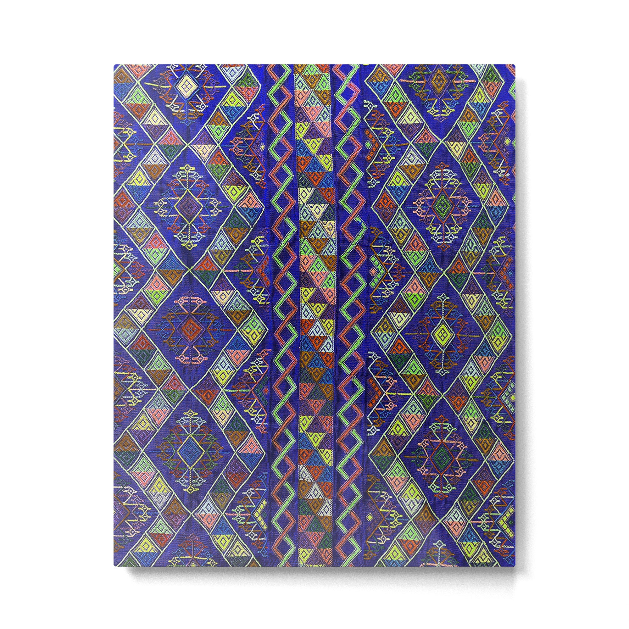 Moroccan Nights Diamond Pattern Metal Print Gallery Image 6