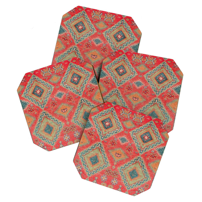 Moroccan Pattern Rug Design Coaster Gallery Image 1