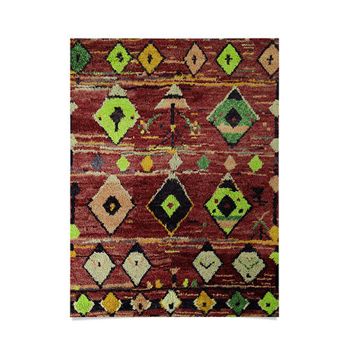 Moroccan Sunset Bohemian Geometric Pattern Poster Gallery Image 4