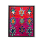 Moroccan Traditional Carpet Artwork Framed Canvas Print Gallery Image 8