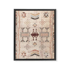 Moroccan Traditional Carpet Arwtork 11 Framed Canvas Print Gallery Image 8