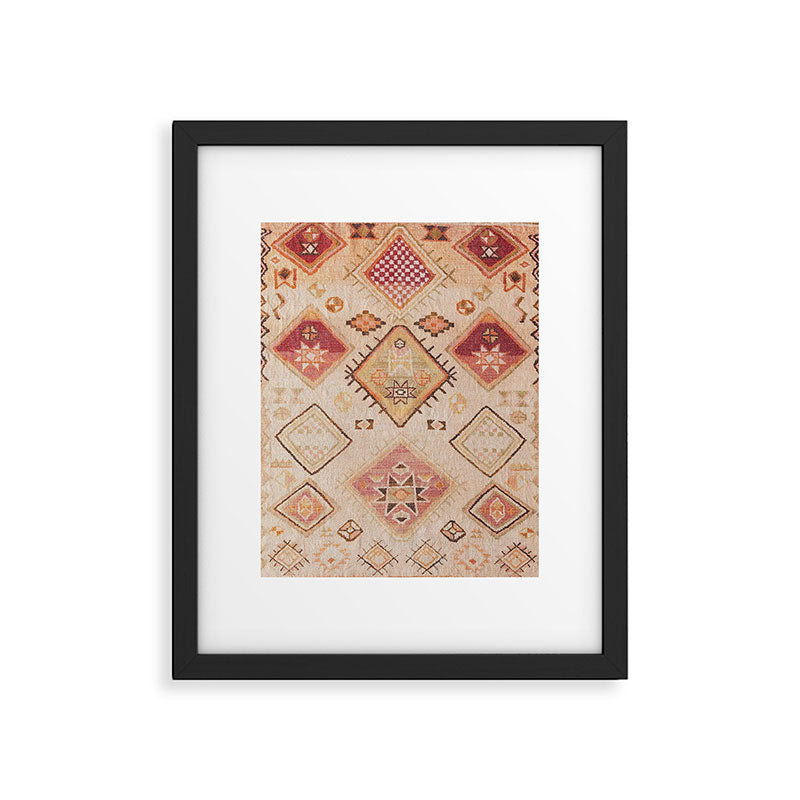 Moroccan Vintage Design Framed Art Print Gallery Image 6