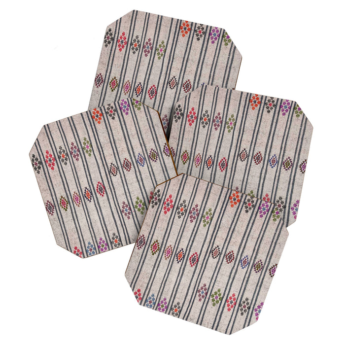 Moroccan Vintage Rug Coaster Gallery Image 1
