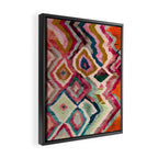 Multicolour Design Framed Canvas Print Gallery Image 2