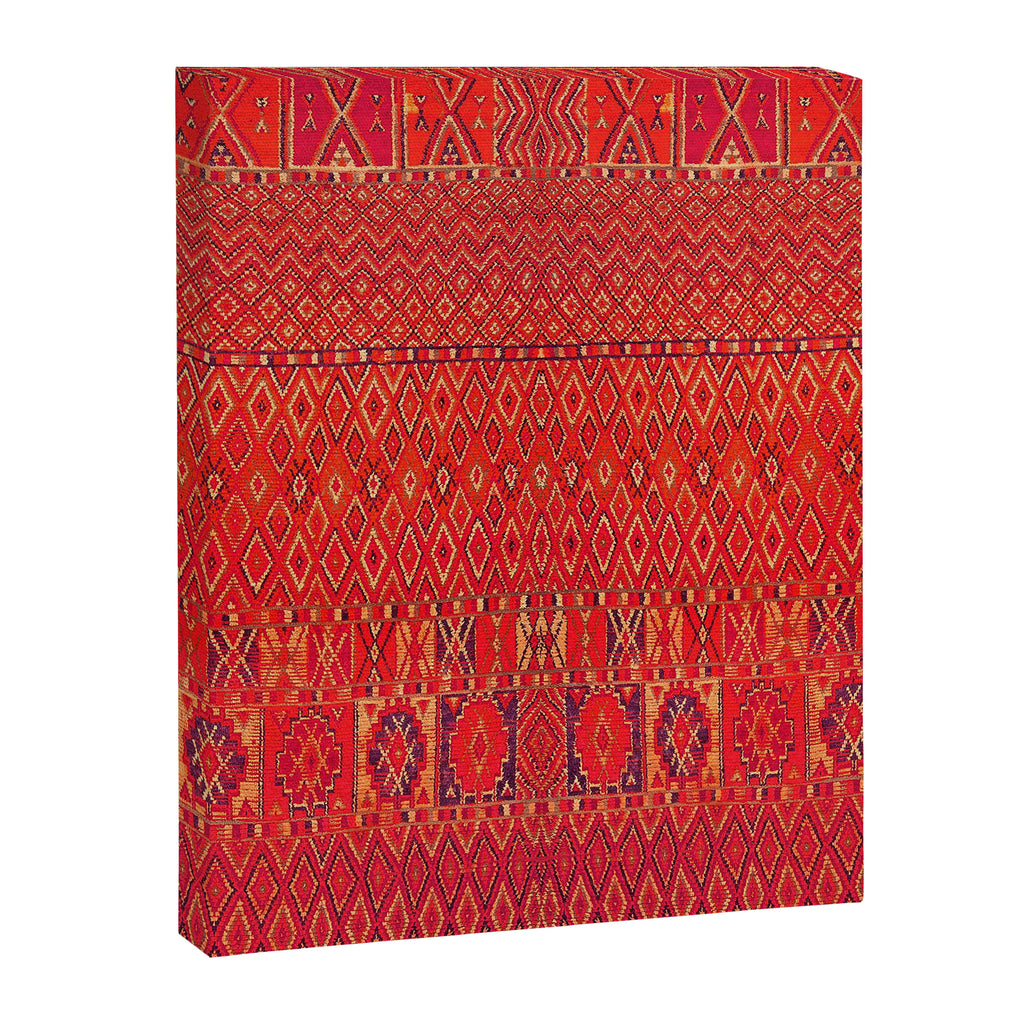 Orange Traditional Moroccan Berber Rug Design B30 Canvas Print Gallery Image 8