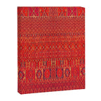 Orange Traditional Moroccan Berber Rug Design B30 Canvas Print Gallery Image 8