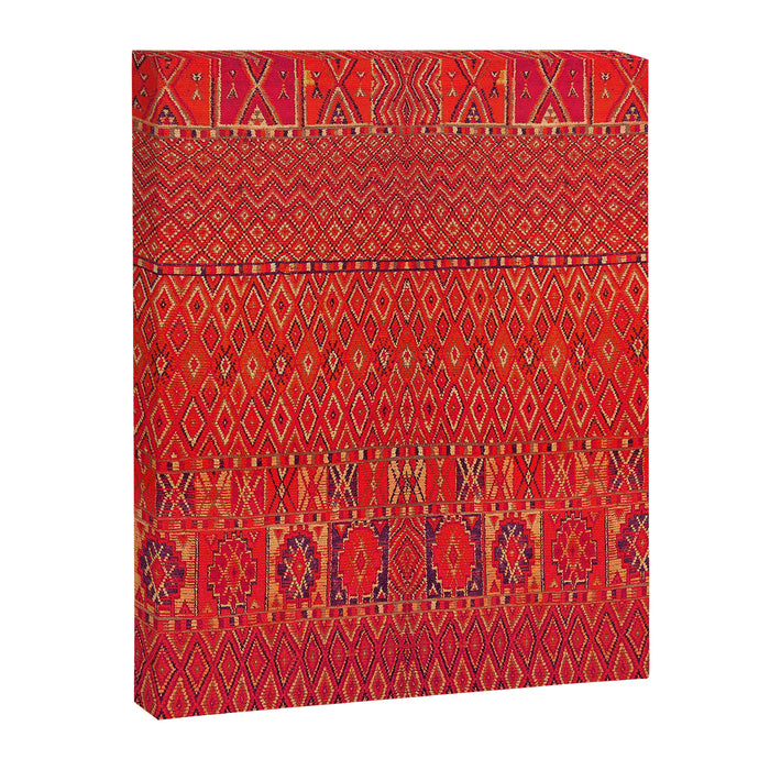 Orange Traditional Moroccan Berber Rug Design B30 Canvas Print Gallery Image 1