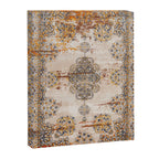 Orange Vintage Rug Design Canvas Print Gallery Image 8