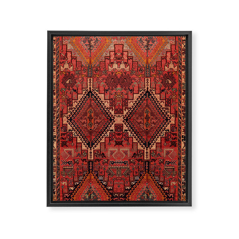 Oriental Bohemian Style Design Framed Canvas Print Gallery Image 8