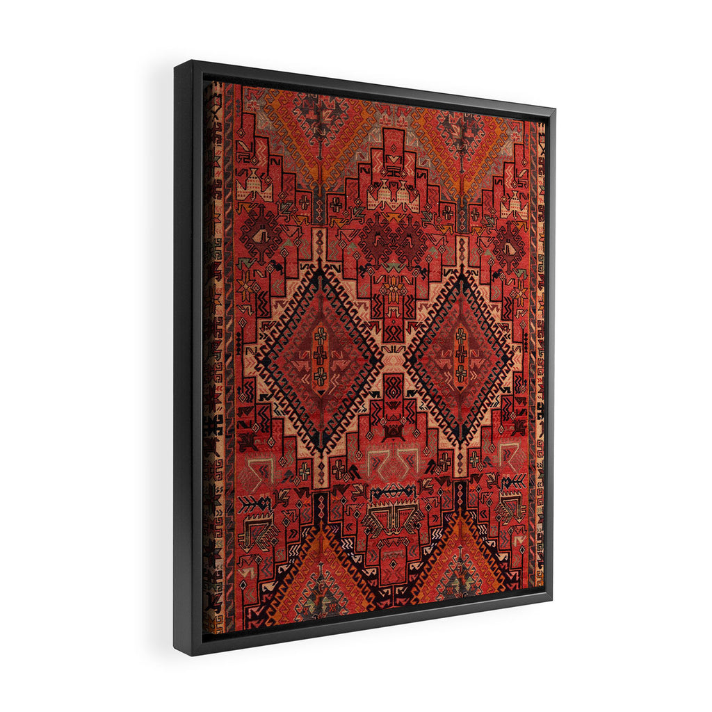 Oriental Bohemian Style Design Framed Canvas Print Gallery Image 2