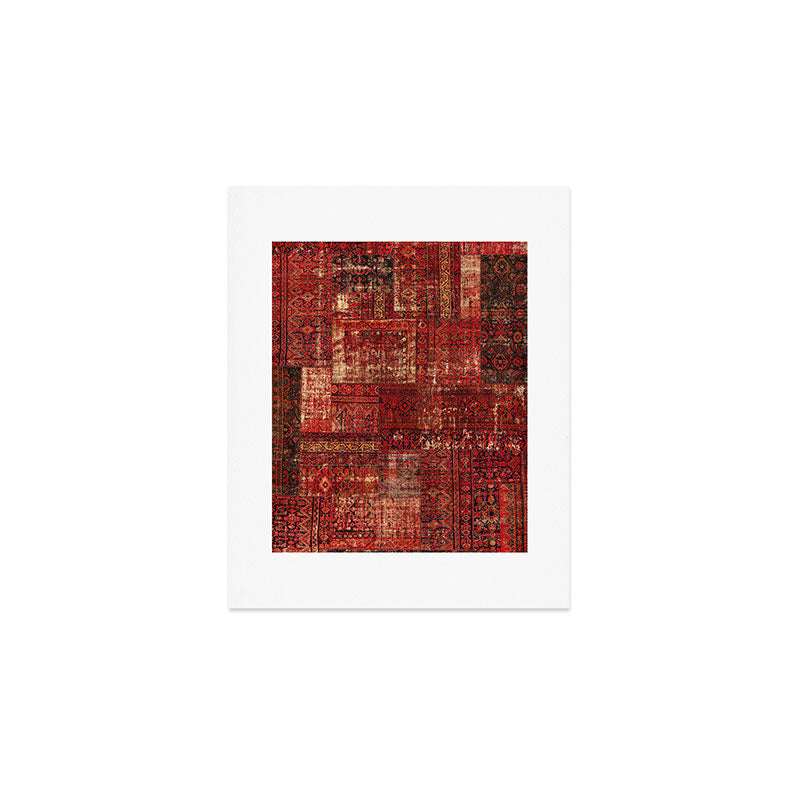 Oriental Heritage Moroccan Collage Design Art Print Gallery Image 1