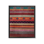 Oriental Traditional Rug Artwork Design C13 Framed Canvas Print Gallery Image 8