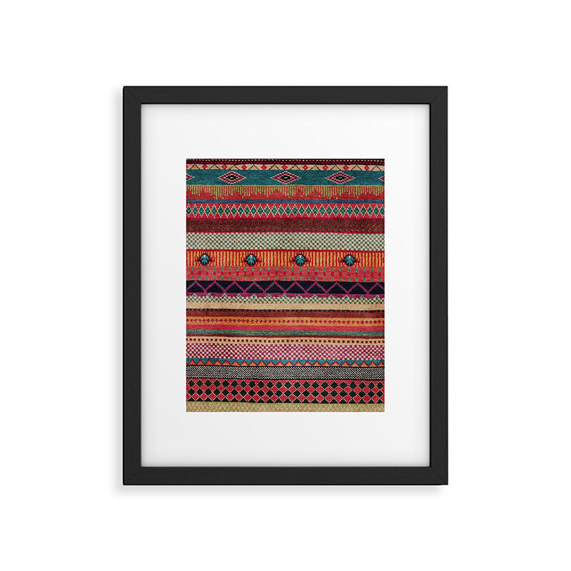 Oriental Traditional Rug Artwork Design C13 Framed Art Print Gallery Image 6