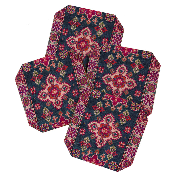 Ornate Moroccan Star Mosaic Pattern Coaster Gallery Image 1
