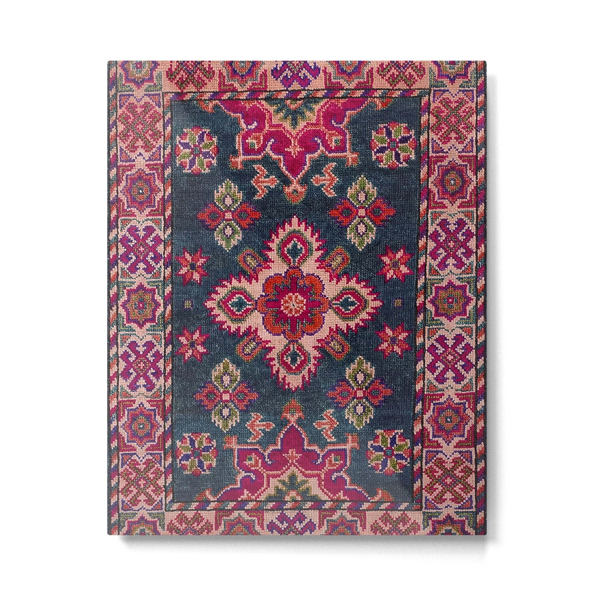 Ornate Moroccan Star Mosaic Pattern Metal Print Gallery Image 6