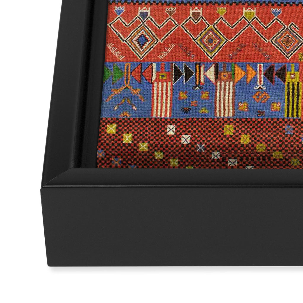 Pattern Bohemian Carpet Framed Canvas Print Gallery Image 3