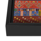 Pattern Bohemian Carpet Framed Canvas Print Gallery Image 3