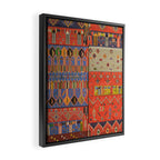 Pattern Bohemian Carpet Framed Canvas Print Gallery Image 2