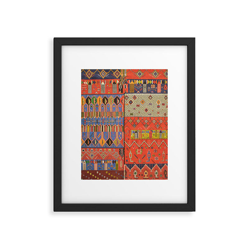 Pattern Bohemian Carpet Framed Art Print Gallery Image 6