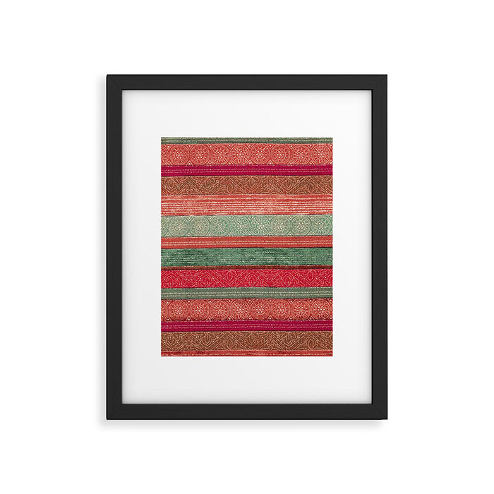Traditional Carpet Framed Art Print Gallery Image 1