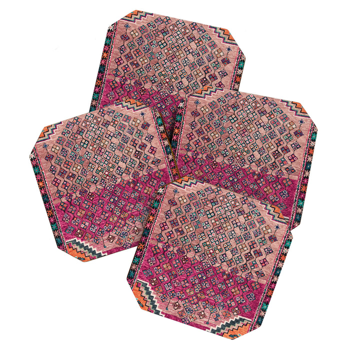 Traditional Moroccan Berber Artwork Design E17 Coaster Gallery Image 1