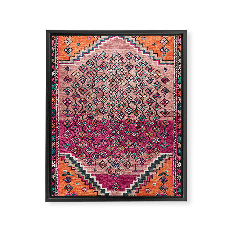 Traditional Moroccan Berber Artwork Design E17 Framed Canvas Print Gallery Image 8