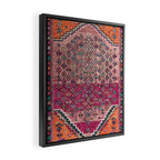 Traditional Moroccan Berber Artwork Design E17 Framed Canvas Print Gallery Image 2