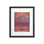 Traditional Moroccan Berber Artwork Design E17 Framed Art Print Gallery Image 6