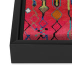 Traditional Moroccan Berber Carpet Arwtork Framed Canvas Print Gallery Image 3