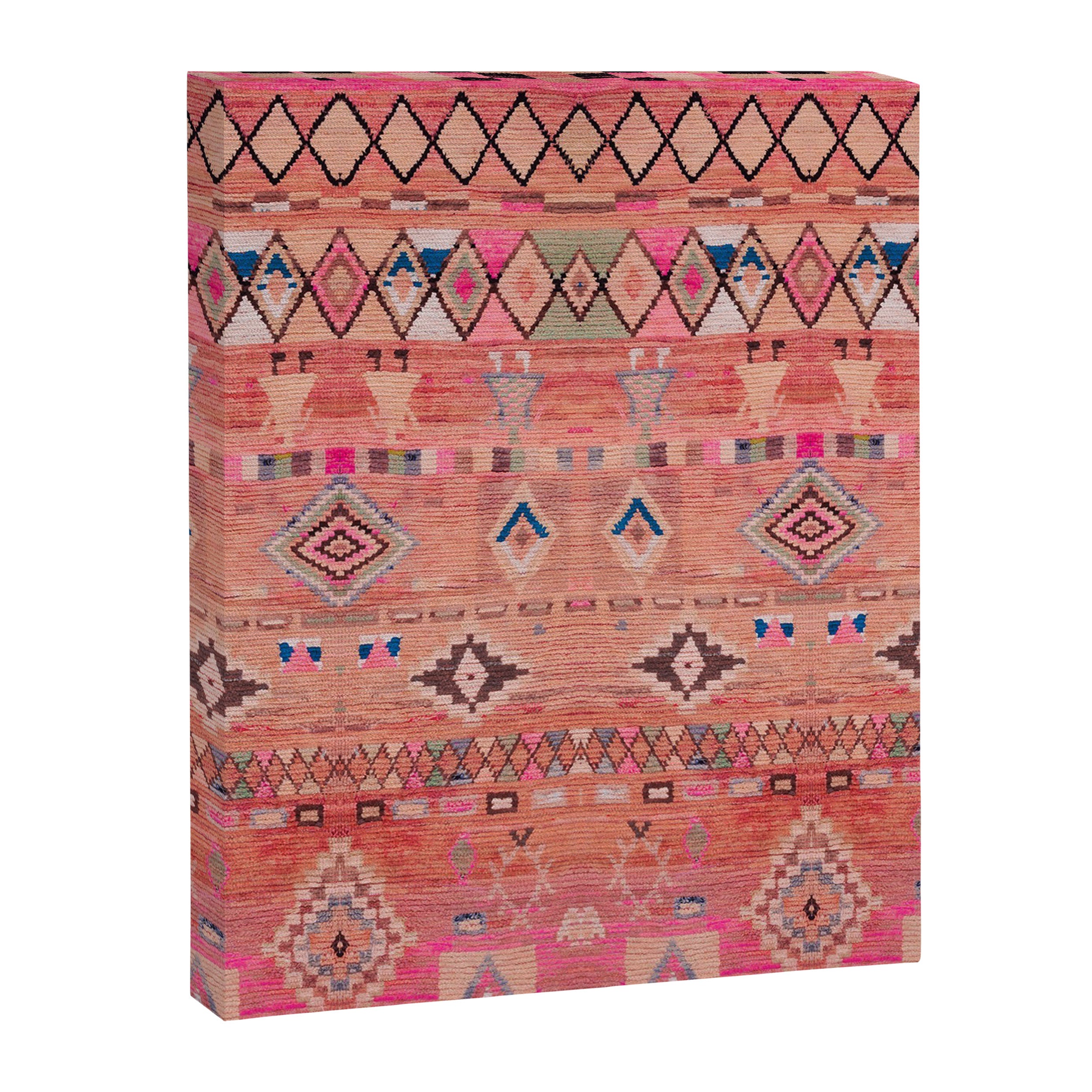 Traditional Moroccan Berber Rug Design Canvas Print Gallery Image 8