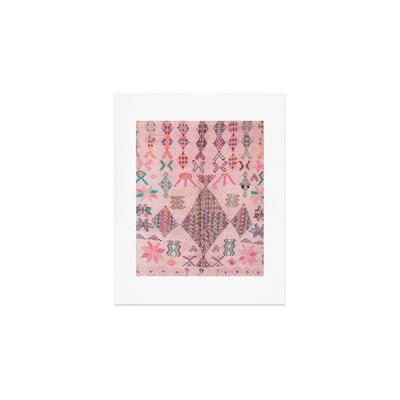 Traditional Moroccan Berber Style Design D1 Art Print Gallery Image 1